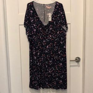 Light Floral Print Summer Dress